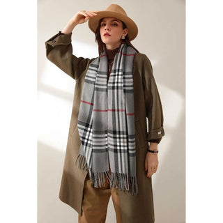 Tartan Cashmere Plaid Scarf