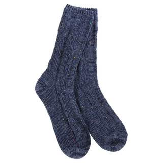 Worlds Softest Weekend Rag Cable Crew Socks
