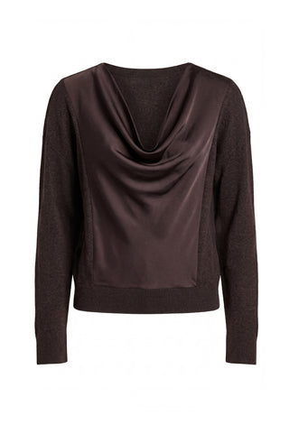 Liverpool Los Angeles Long Sleeve Drape Neck