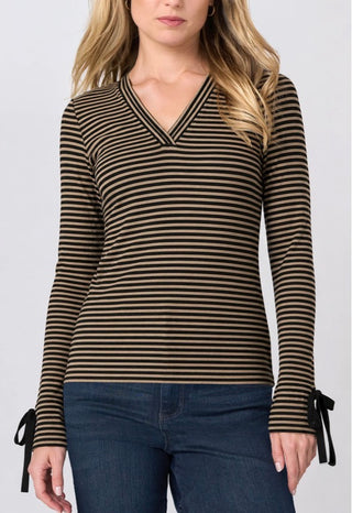 Liverpool Los Angeles Long Sleeve V-Neck Knit