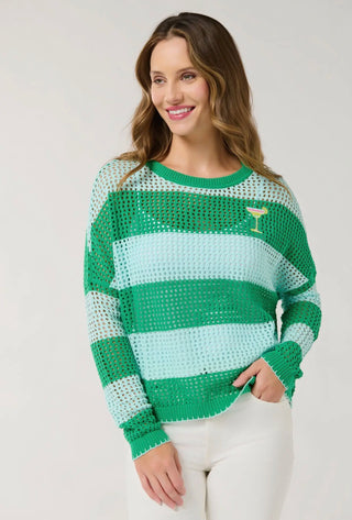 Margarita Mesh Stripe Sweater