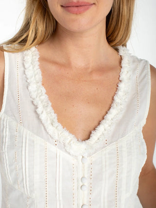 Liverpool Sleeveless Woven Top