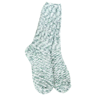 Worlds Softest Weekend Rag Cable Crew Socks