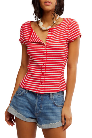 Free People Most Wanted Stripe Cardi