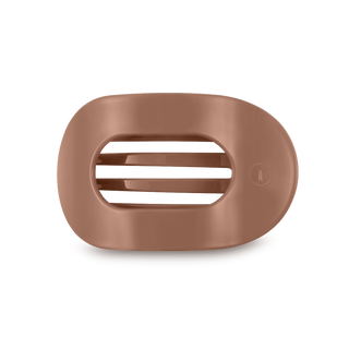 Round Flat Hair Clip | Medium | Mocha Mousse