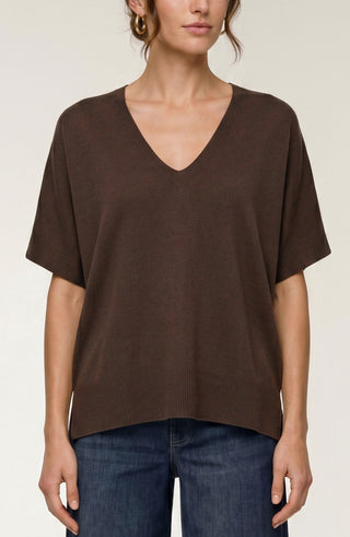 Liverpool Los Angeles Short Sleeve V-Neck Dolman