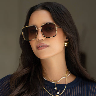 FREYRS Cosmo Acetate Womens Square Sunglasses