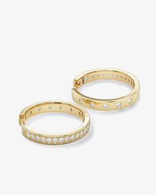 Melinda Maria Ashley Infinity Reversible Hoops 1"