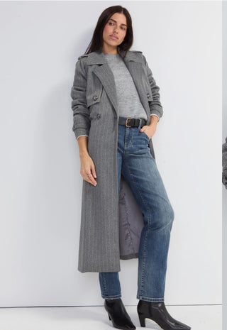 Liverpool Los Angeles Maxi Belted Trench Coat