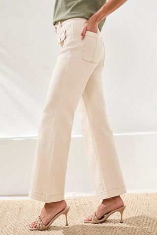Tribal Brooke Hugging Palazzo Wide Leg Denim