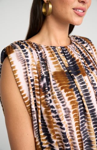 Liverpool Los Angeles Sleeveless Draped Knit Top