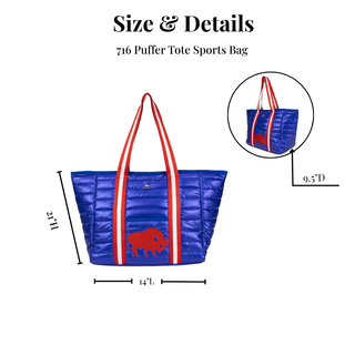 Buffalo Pride Puffer Tote Sports Bag 
