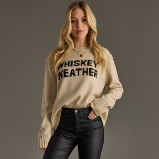 Lt. Tan Whiskey Weather Sweater