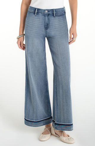 Liverpool Super Stride Wide Leg W/ Shadow Cuff