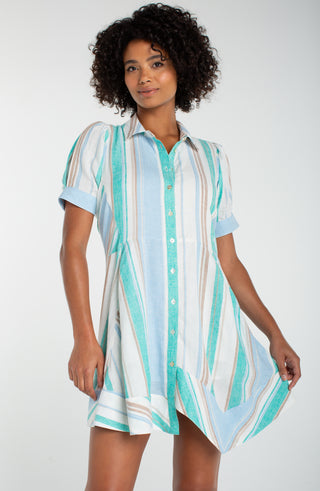 Liverpool Hanker-chief Hem Dress