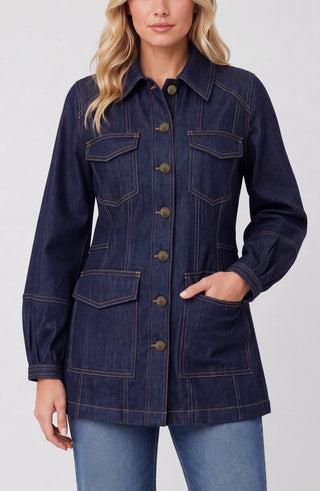 Liverpool Los Angeles Lantern Sleeve Denim