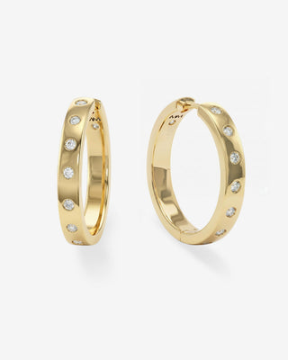 Melinda Maria Ashley Reversible Hoops 1”