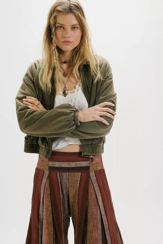 Free People Birdie Washed Jacket
