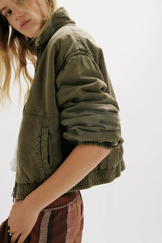 Free People Birdie Washed Jacket