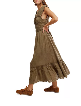 Free People Desert Dazed Cotton Midi Dress