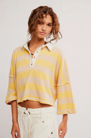 Free People Auggie Rugby Tee