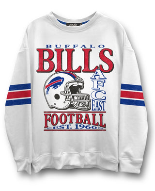 Bills Oversized Striped Fleece