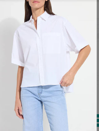 Lyssé Corinna Oversized Cropped Shirt