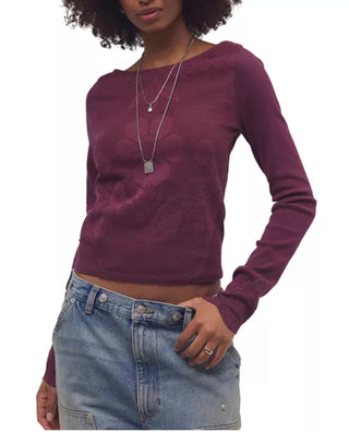Free People Delilah Pointelle Top