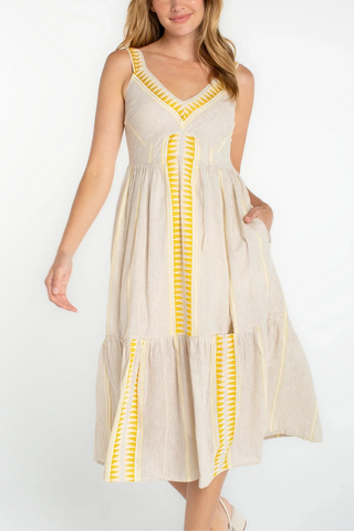 Liverpool Sleeveless Midi Dress