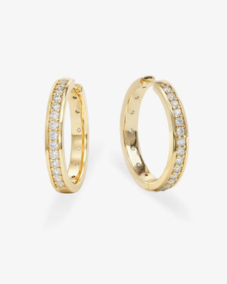 Melinda Maria Ashley Infinity Reversible Hoops 1"