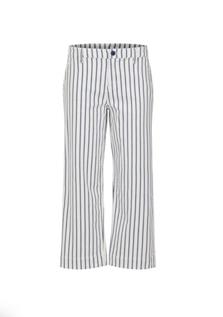 Liverpool Wide Leg Crop With Patch Pockets