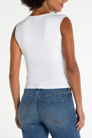 Liverpool Built In Bra Knit Top