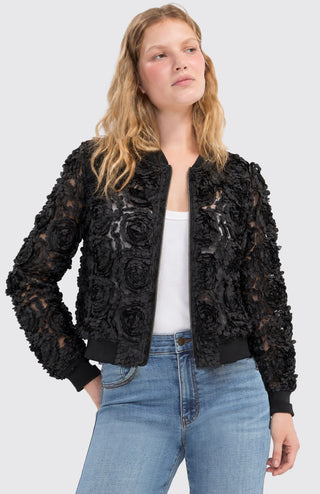 Liverpool Los Angeles Long Sleeve Full Zip Woven Bomber Jacket