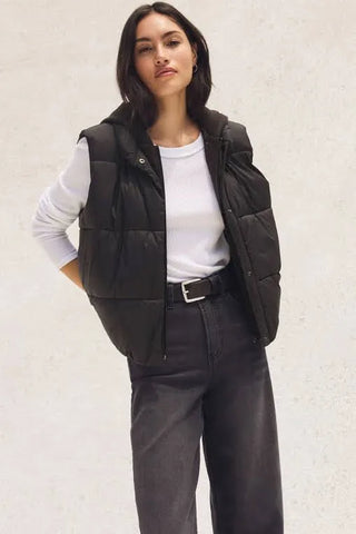 Z Supply Essential Puffer Vest Black