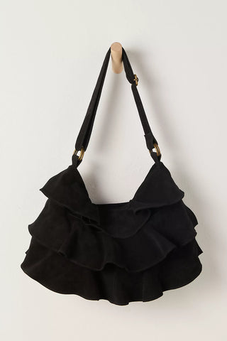 Free People Rae Ruffle Shoulder Bag