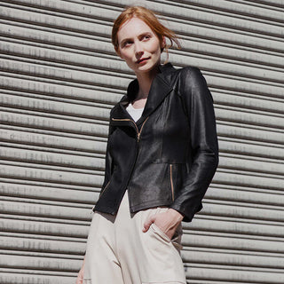 Clara Sunwoo Liquid Leather™ Signature Jacket - Black
