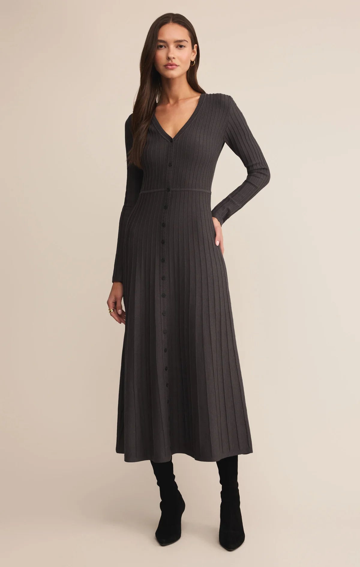 Z Supply Jasper Midi Sweater Dress The 315 Hive Boutique Inc. Z Supply Jasper Midi Sweater Dress The 315 Hive Boutique Inc.