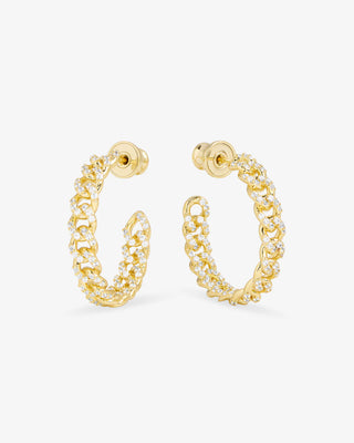 Melinda Maria Pave’ Julian Chain Hoops