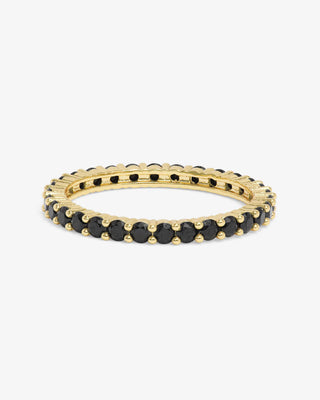 Melinda Maria The Baby Heiress Ring Black CZ