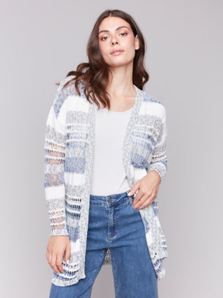 Charlie B Striped Cardigan