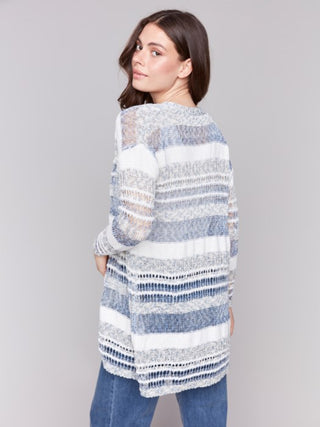 Charlie B Striped Cardigan