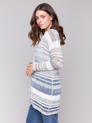 Charlie B Striped Cardigan