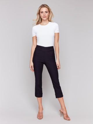 Charlie B -
Stretch Pull-On Capri Pants
