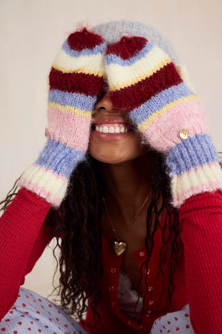 Free People Super Stripe Gloves