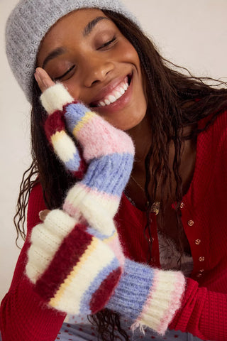 Free People Super Stripe Gloves