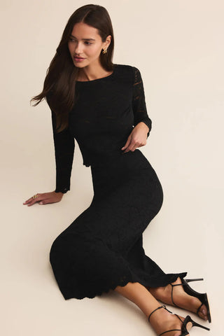 Z Supply Via Lace Midi Skirt