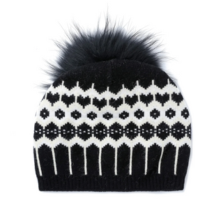 Haute Shore Fair Isle Beanie Black