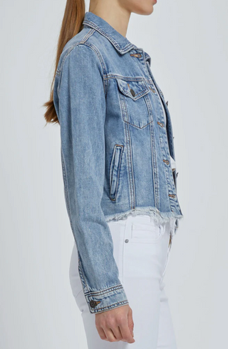 Hidden Frayed Jacket