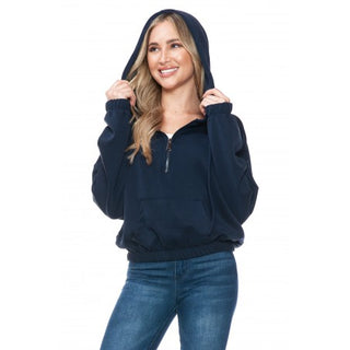 Ariella Scuba Half Zip Hoodie