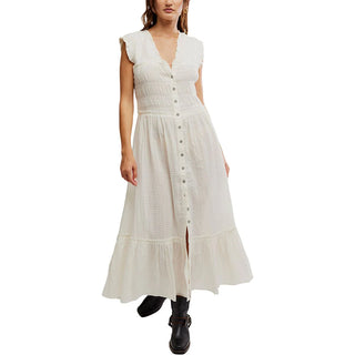 Free People Desert Dazed Cotton Midi Dress